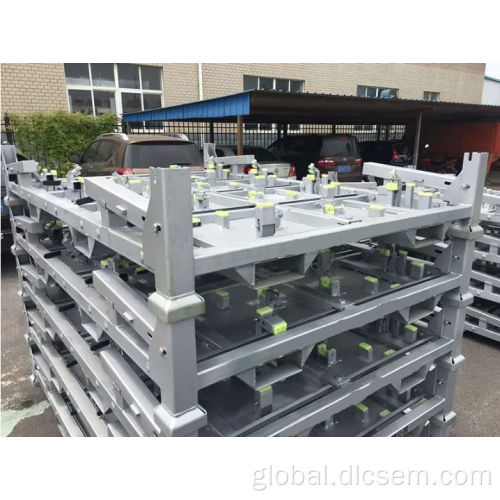 Stainless Steel Pallet Positioner Transportation Rack for Vehicle Parts Factory